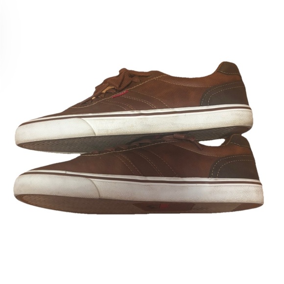 Levi's Men Tan Brown Casual Sneakers Miles WX Perf X 10 - Picture 7 of 8